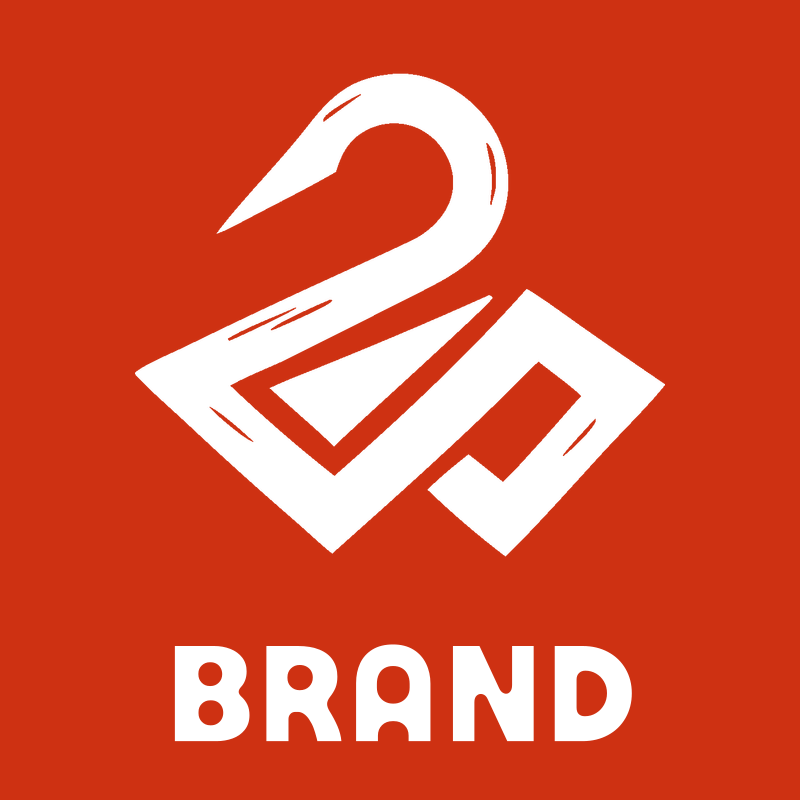 Hand-Drawn Swan Hanger Logo preview