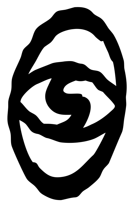 Hand-Drawn Swirl Eye Logo