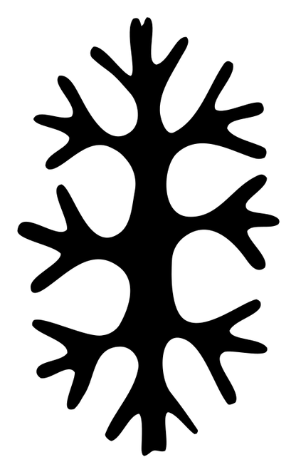 Hand-Drawn Tree Silhouette Mark