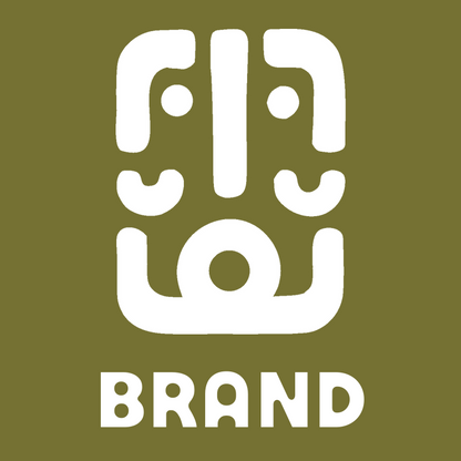 Hand-Drawn Tribal Mask Emblem preview