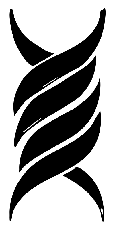 Hand-Drawn Twist Gemini Emblem