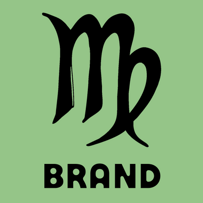 Hand-Drawn Virgo Glyph Logo preview