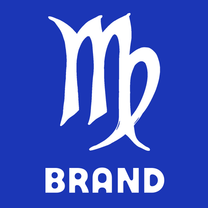 Hand-Drawn Virgo Symbol Badge preview
