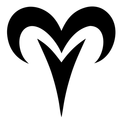 Heart Ram Horn Emblem
