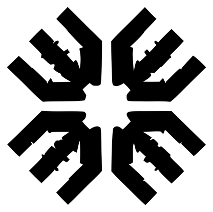 Heavy Arrow Snowflake Mark