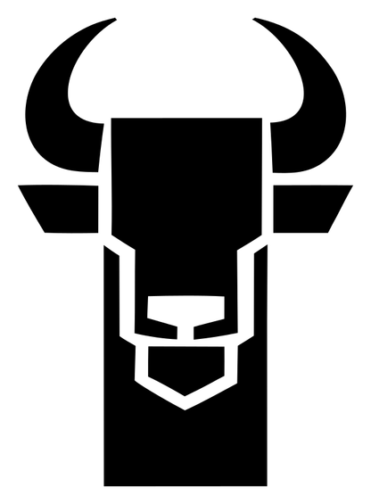 Heavy Bull Head Badge