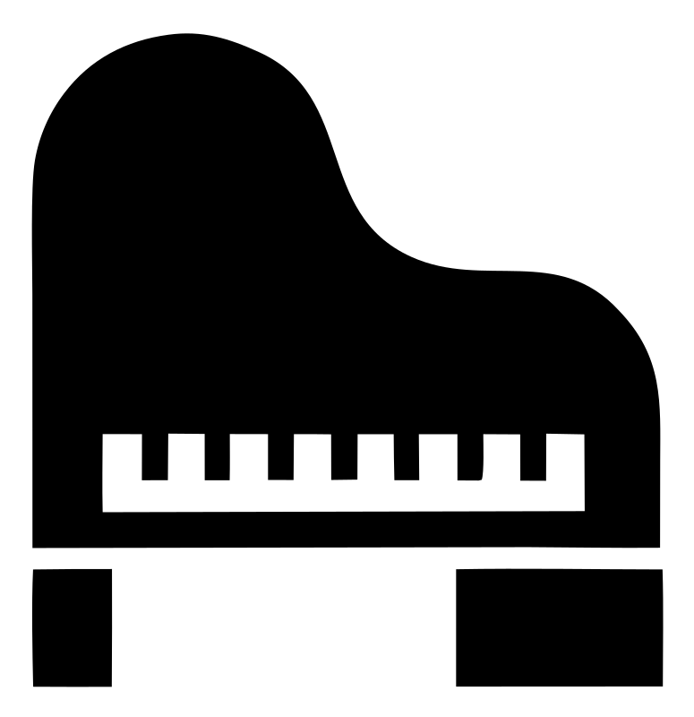 Heavy Grand Piano Top-Down Icon