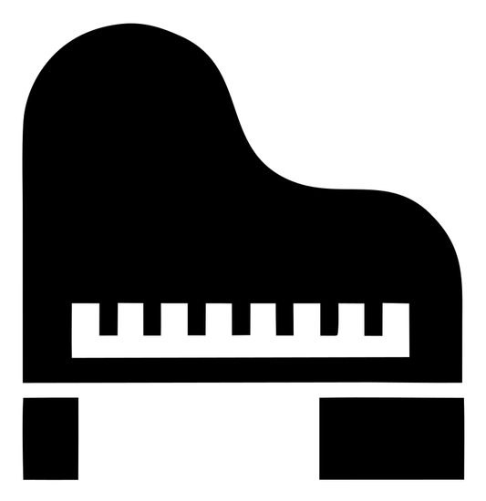 Heavy Grand Piano Top-Down Icon