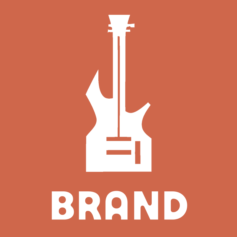 Heavy Metal Guitar Silhouette Mark preview