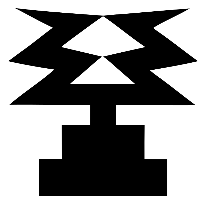 Heavy Zigzag Trophy Emblem