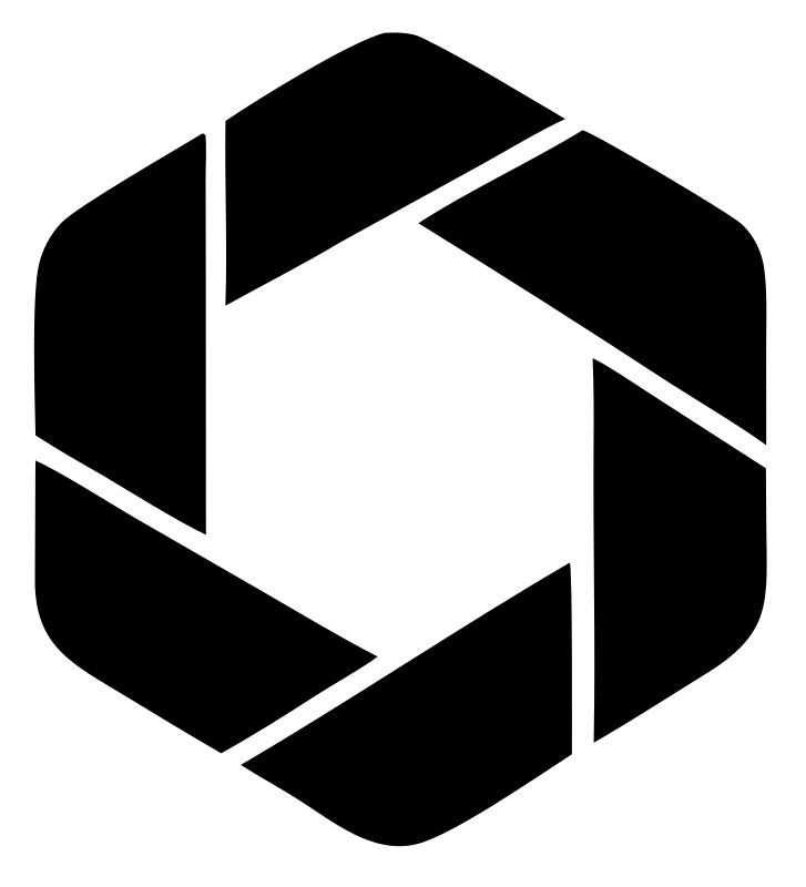 Hexagon Camera Shutter Logo