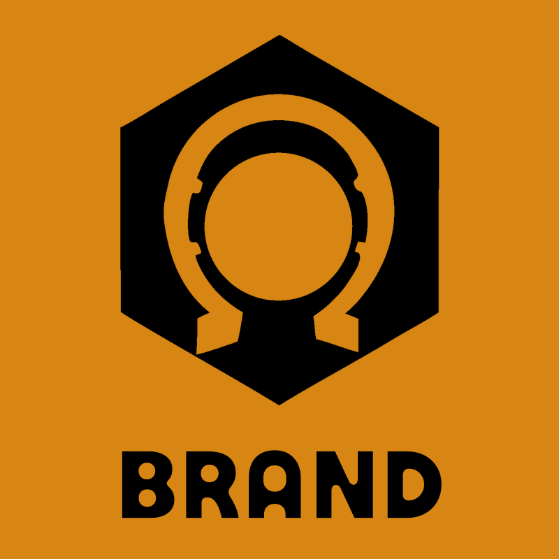Hexagon Horseshoe Tech Badge preview