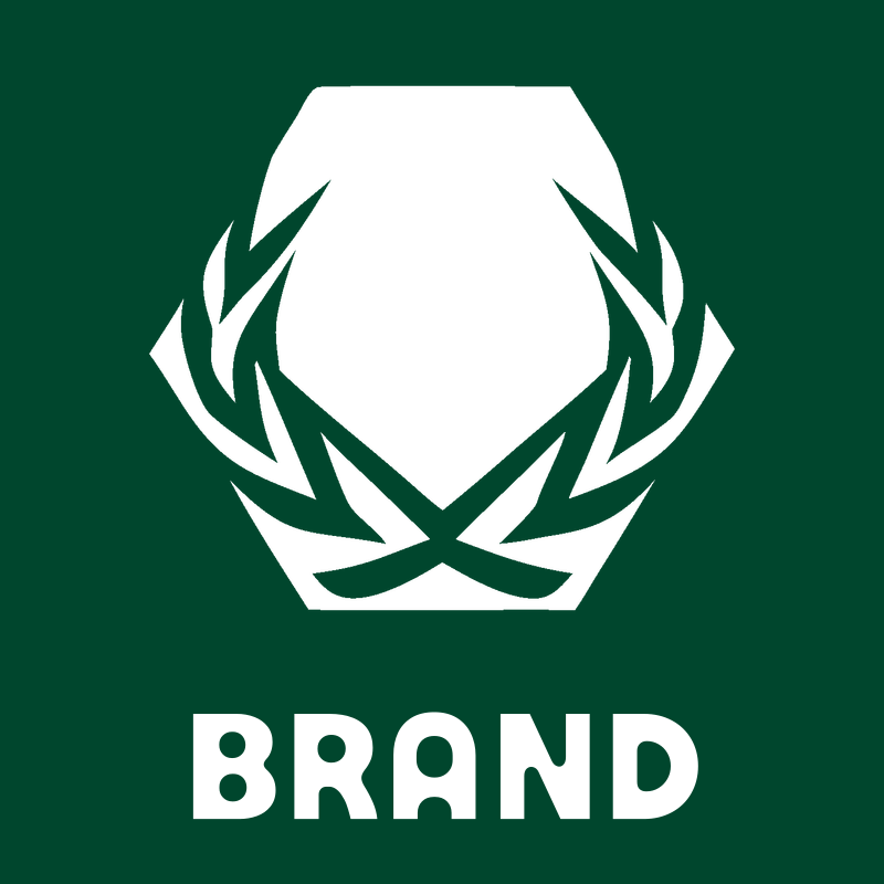 Hexagon Laurel Wreath Badge preview