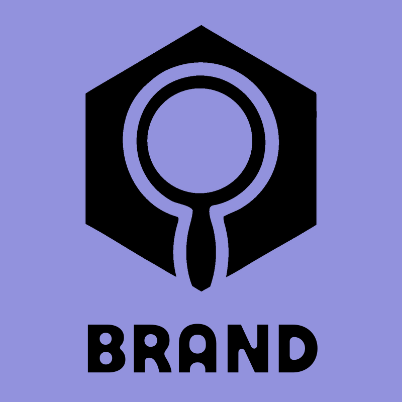 Hexagon Magnifying Glass Badge preview