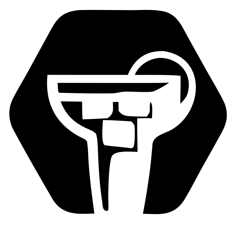 Hexagon Margarita Glass Icon
