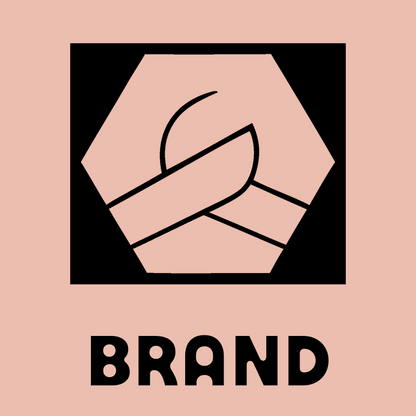 Hexagon Pretzel Negative Space Badge preview