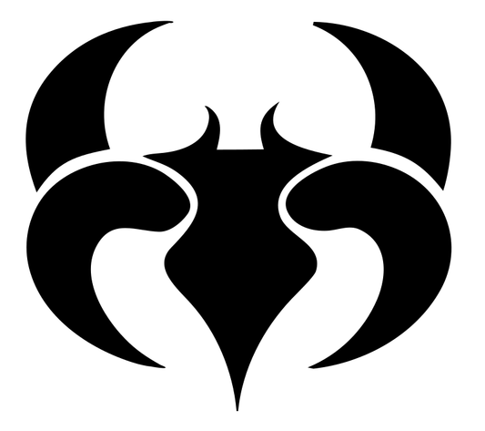 Horned Scorpio Symbol Badge