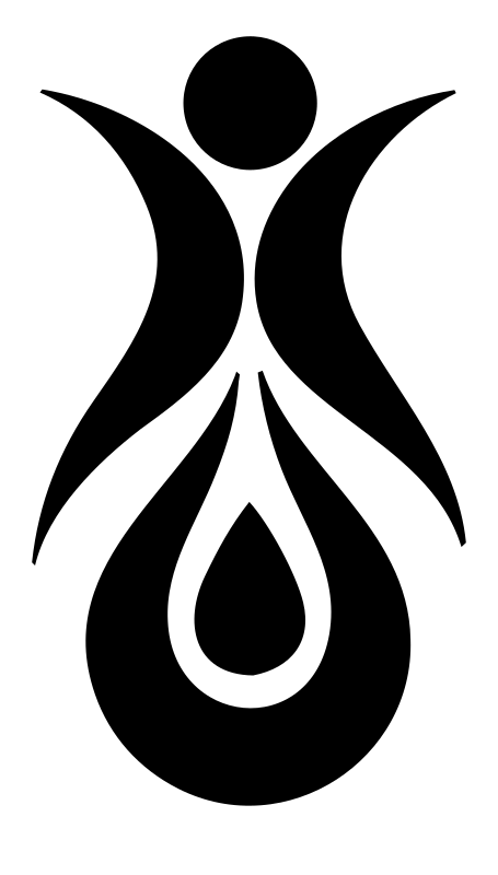 Human Figure Drop Logo