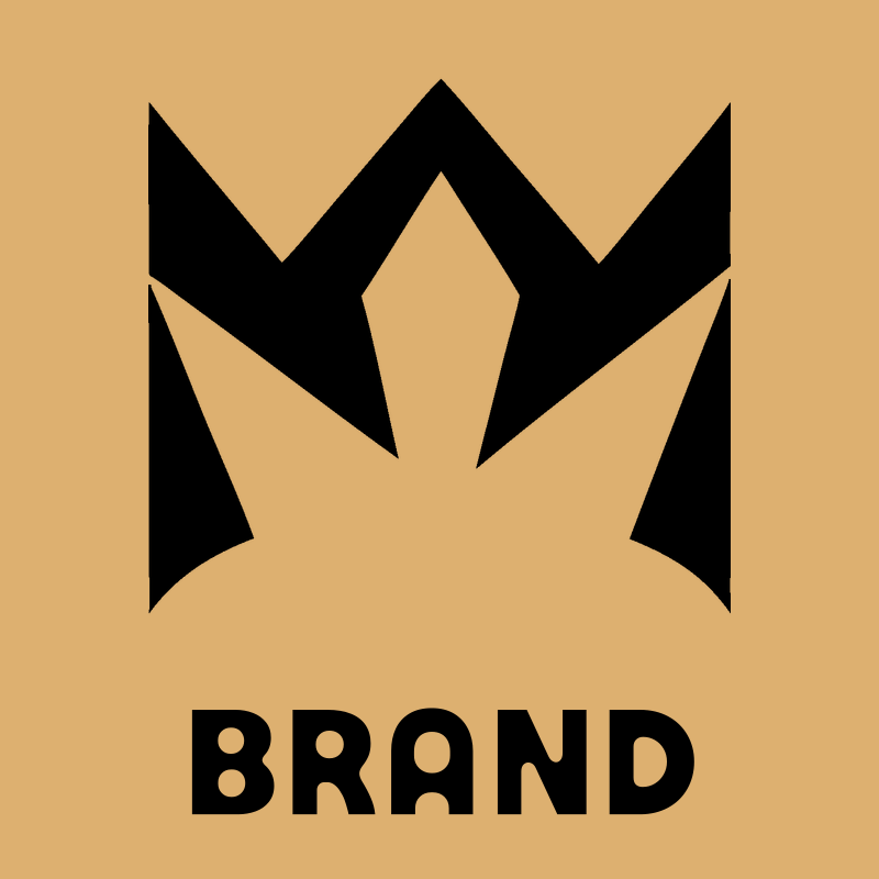 Jagged Crown Negative Space Logo preview
