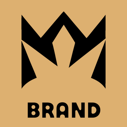 Jagged Crown Negative Space Logo preview