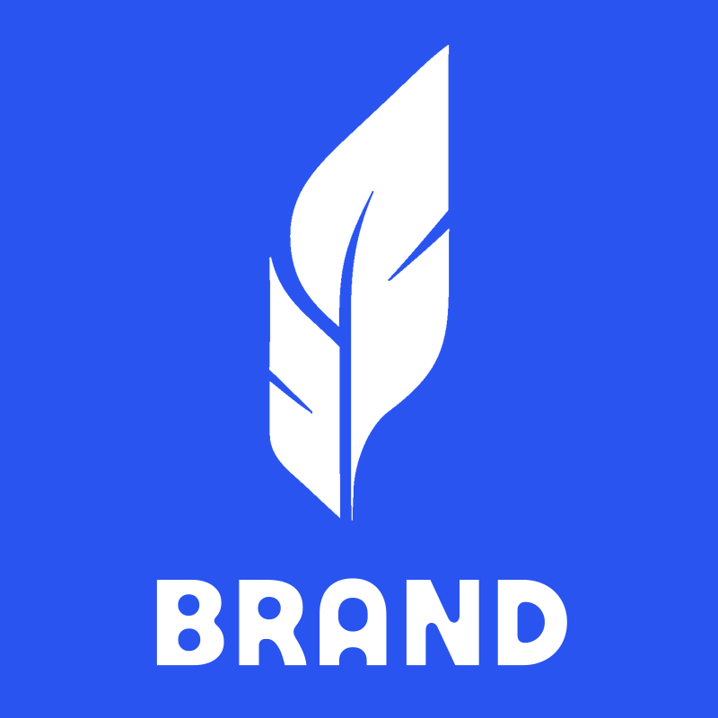 Layered Feather Split Logo preview