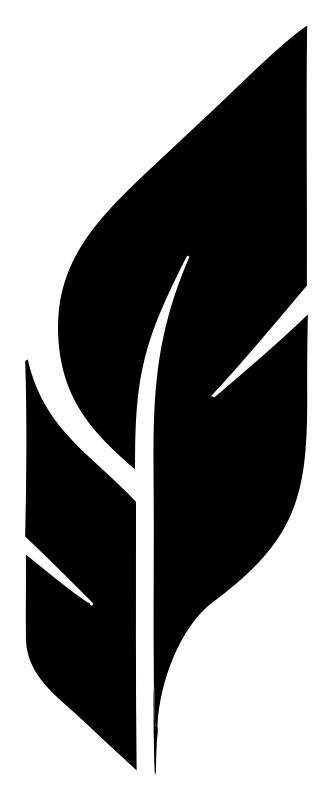 Layered Feather Split Logo
