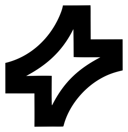 Lightning Bolt Cross Mark