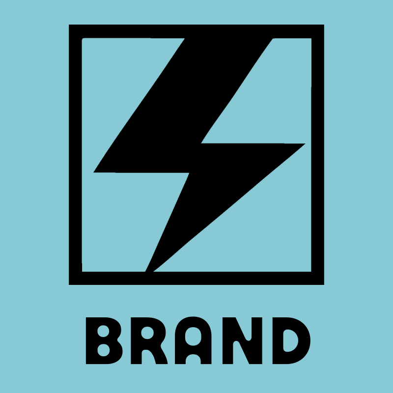 Lightning Bolt Negative Space Mark preview