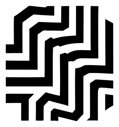 Maze Fingerprint Square Mark