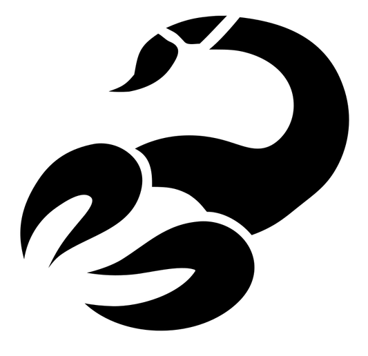 Minimalist Scorpion Claw Emblem