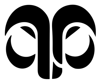 Mirrored Aries Ram Logo