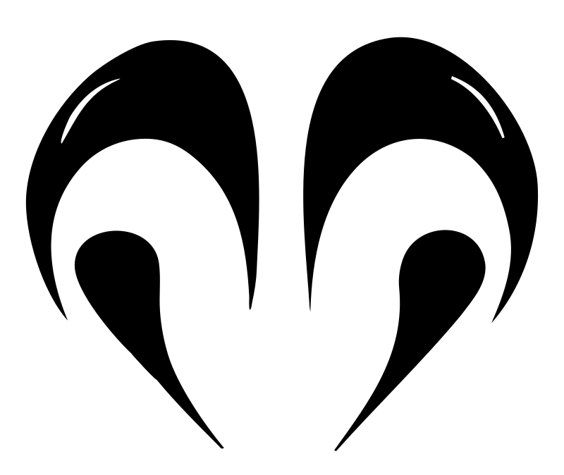 Mirrored Ram Fang Crest