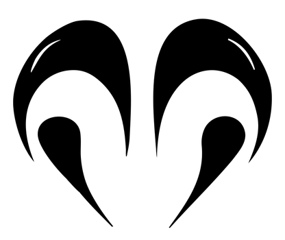 Mirrored Ram Fang Crest