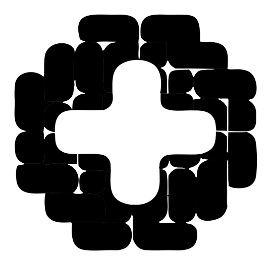 Modular Rounded Plus Badge