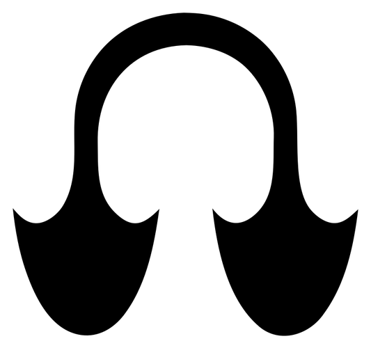 Monoline Anchor Curved Logo