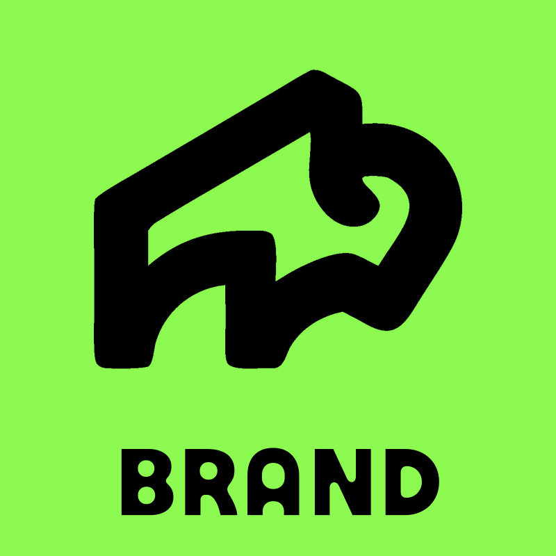 Monoline Bison Head Crest preview