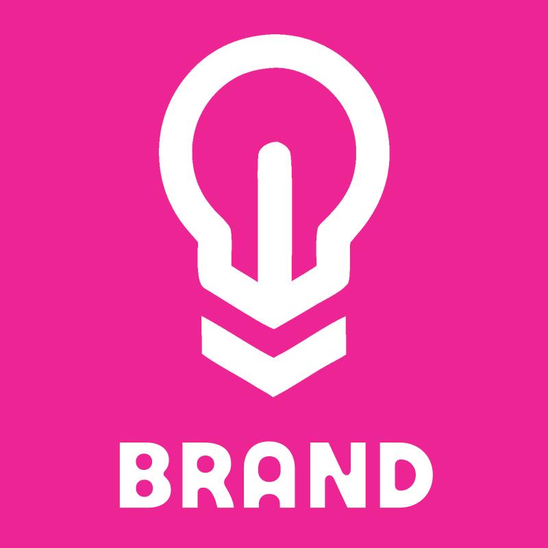 Monoline Bulb Arrow Badge preview
