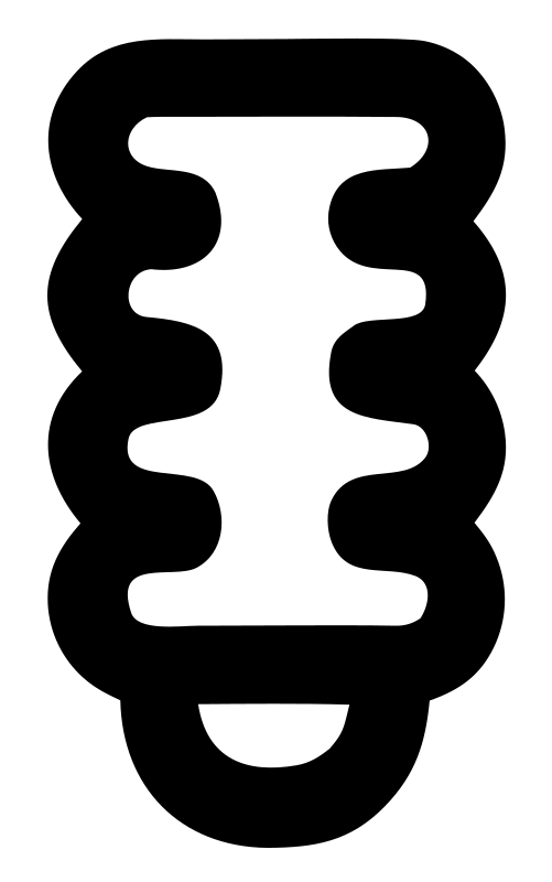 Monoline CFL Spiral Emblem