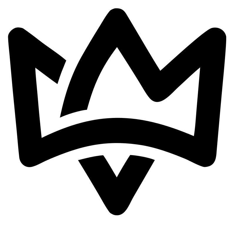 Monoline Crown Crest