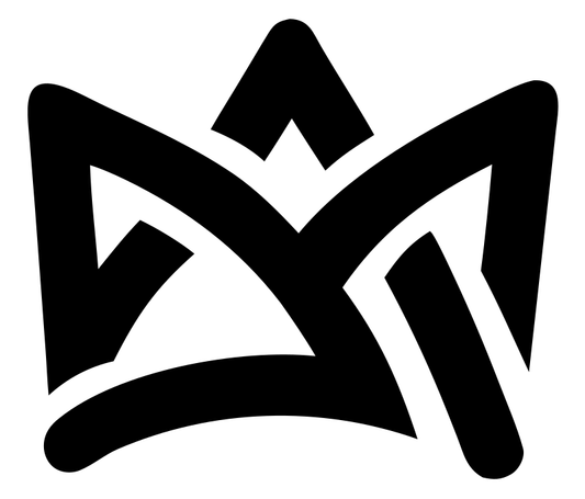 Monoline Crown Interlace Logo