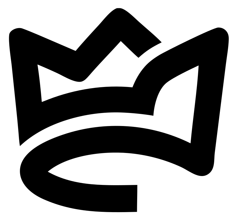Monoline Crown Loop Logo