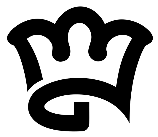Monoline Crown Scroll Emblem