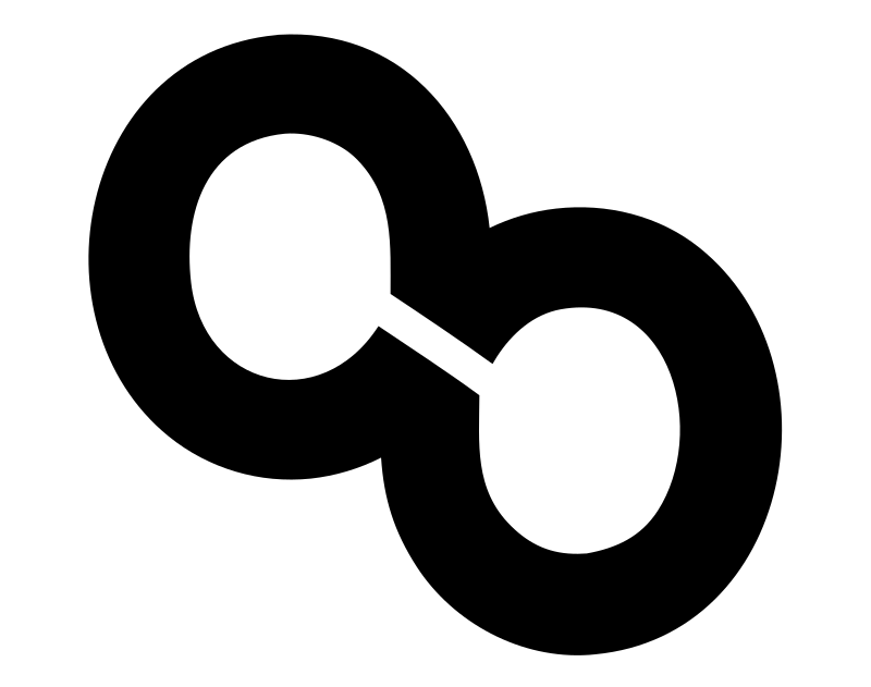 Monoline Double Circle Crest