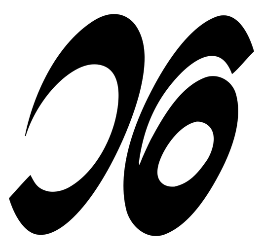 Monoline Double Scroll Emblem