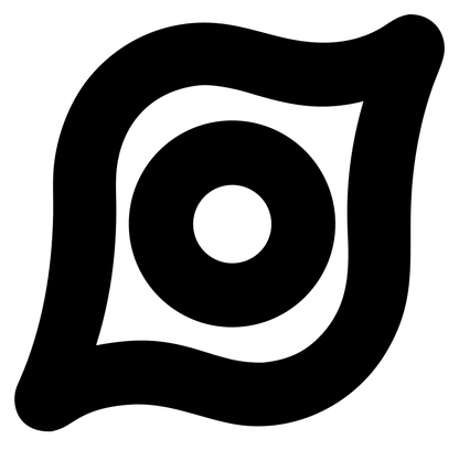 Monoline Eye Iris Badge