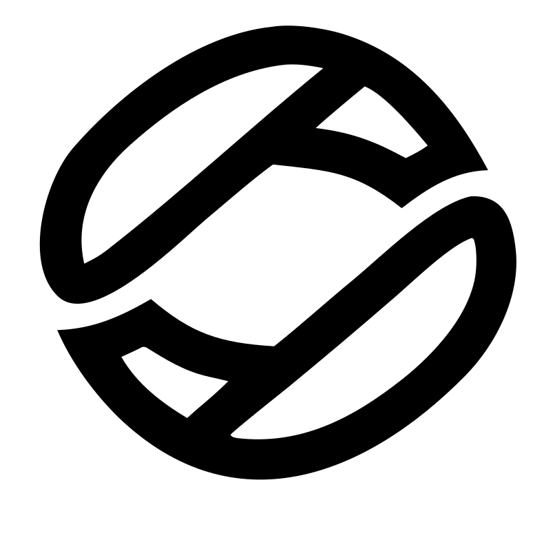 Monoline Football Circle Mark
