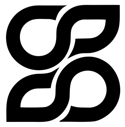 Monoline Four-Petal Rotation Mark