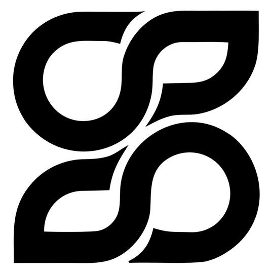 Monoline Four-Petal Rotation Mark