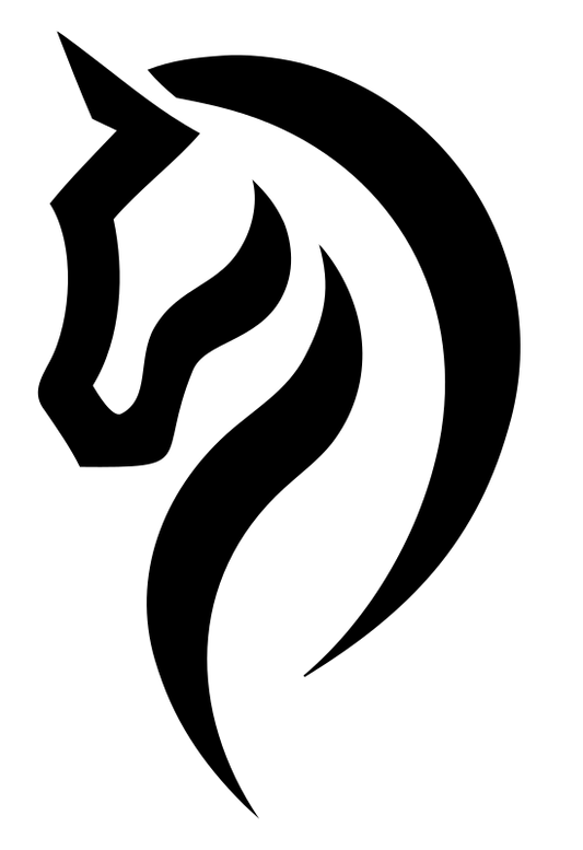 Monoline Horse Head Mark