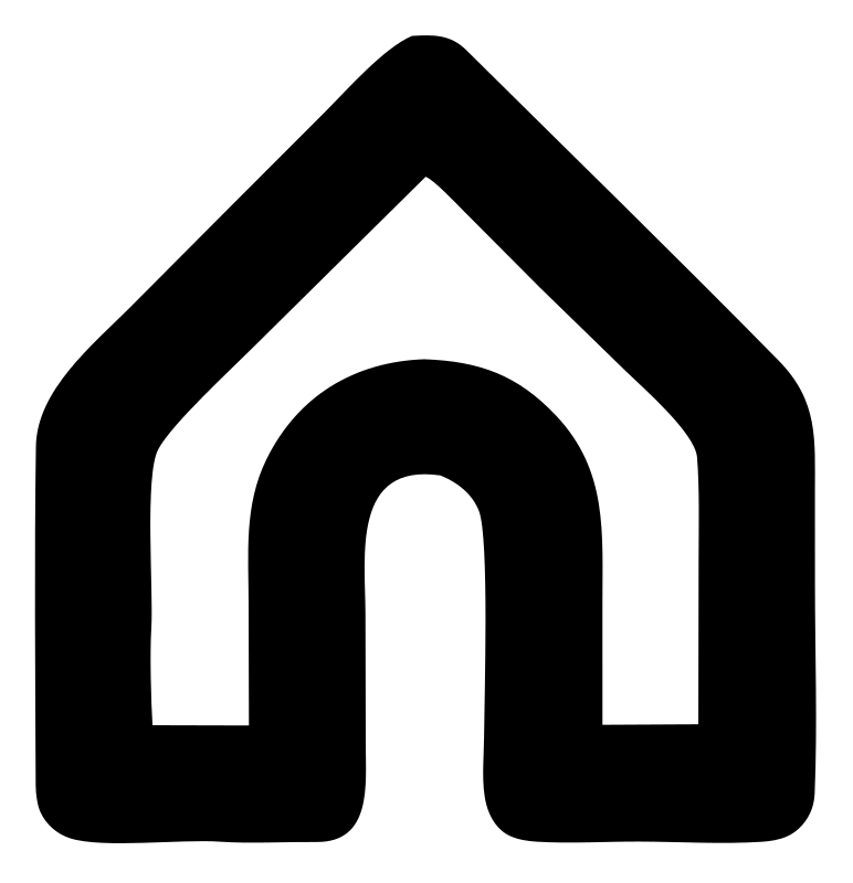 Monoline House Arch Icon